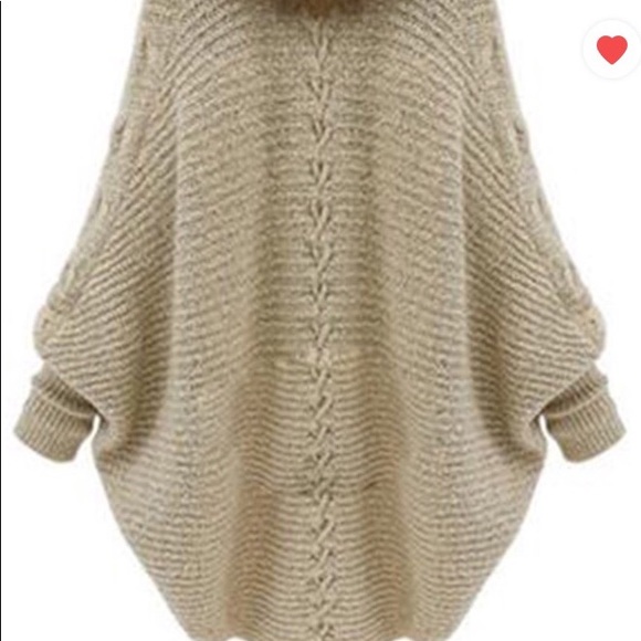 Batwing Wrapped Sweaters - Picture 1 of 8
